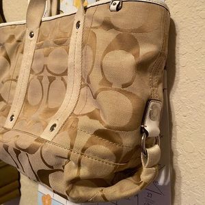 Coach KYRA Canvas Tote Purse